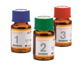 Image: Randox Acusera compressed vials (Photo courtesy of Randox).